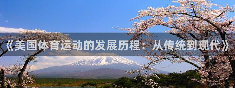 oety欧亿：《美国体育运动的发展历程：从传统到现代》